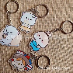 アクリルキーホルダーアニメーション周辺装飾品かわいい特殊形状カットUV両面印刷クリエイティブ小さなペンダントアクセサリー