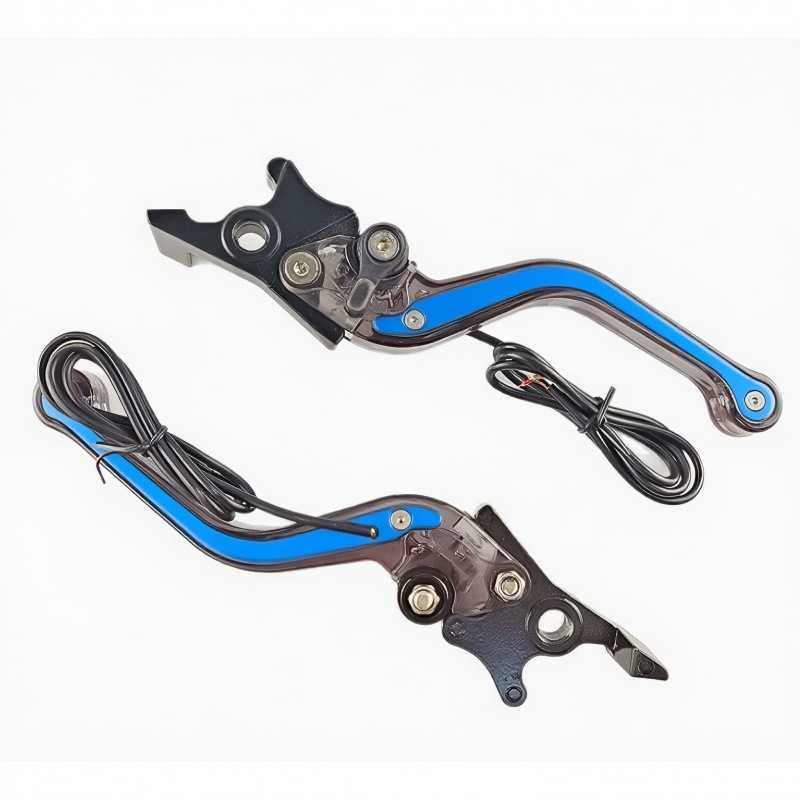 Motorcycle and Electric Vehicle Accessories Modified Led Lights, Horn, Front and Rear Disc Brakes, 6-Speed Handle, Brake and Clutch Handle, Cross-Border