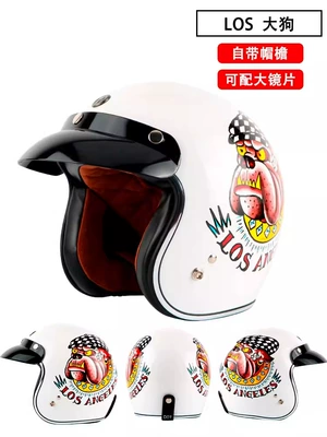 Motosiklet kaskı (dəbilqə) 3C Certified Summer Women's Motorcycle - american-big-dog-m