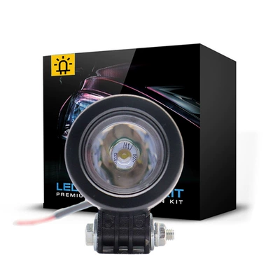 Cross-border off-road vehicle spotlight circular modification 10W work light motorcycle led highlight monocular (İşçi projektorları)