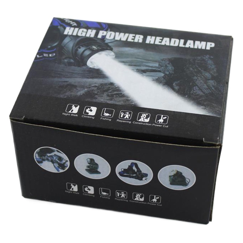 Faro de inducción LED transfronterizo P50 luz fuerte noche lámpara de pesca cabeza desgaste inducción pesca faro lámpara de minero al aire libre lámpara de pesca nocturna