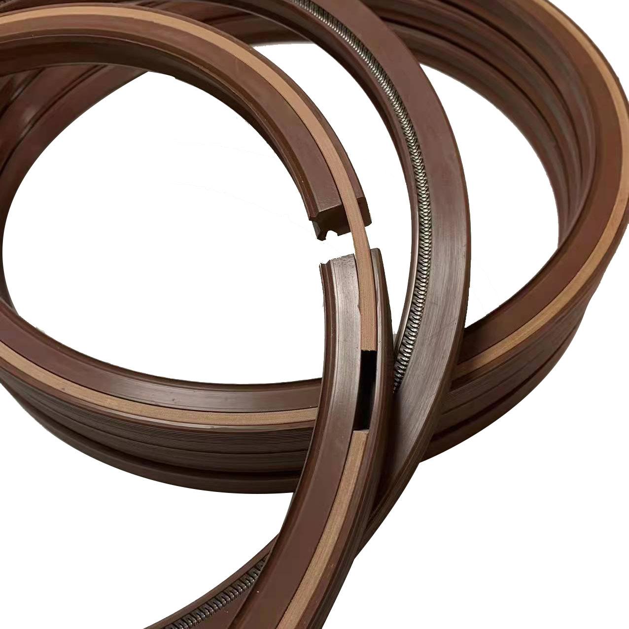 鼓风机分体油封 减速机双剖分式骨架油封 钢厂液压油缸密封件