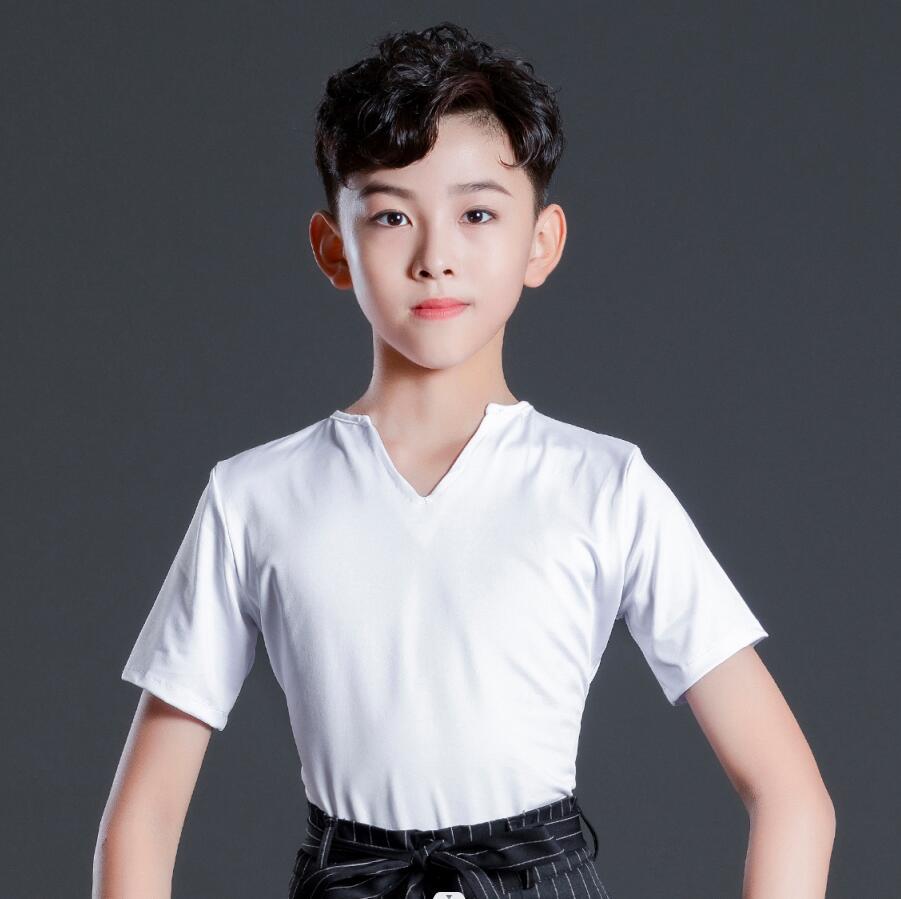 White V-Neck Short-Sleeve Top