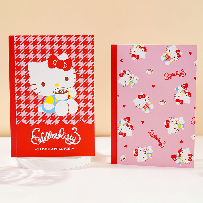 Yuemu A5 Lined Homework Registration Notebook Student Notebook Genuine Hellokitty Wireless Glue-Bound Notebook