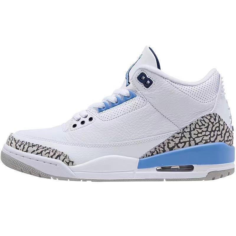 AJ3 negro cemento de carreras azul Fujiwara Hiroshi air mat zapatos de baloncesto Joe3 antideslizante desgaste zapatos deportivos casuales para hombres y mujeres
