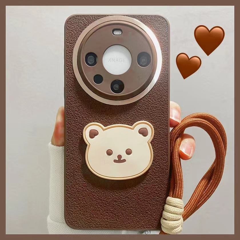 Cama de metal tridimensional manzana 15/16ProMax con patrón de piel Apple 13 para Huawei mate60p