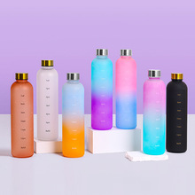 高颜值塑料杯户外大容量便携运动瓶夏季男女学生太空杯健身水壶