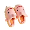 Children's non-slip cartoon slippers, keep warm shark, new collection, family style