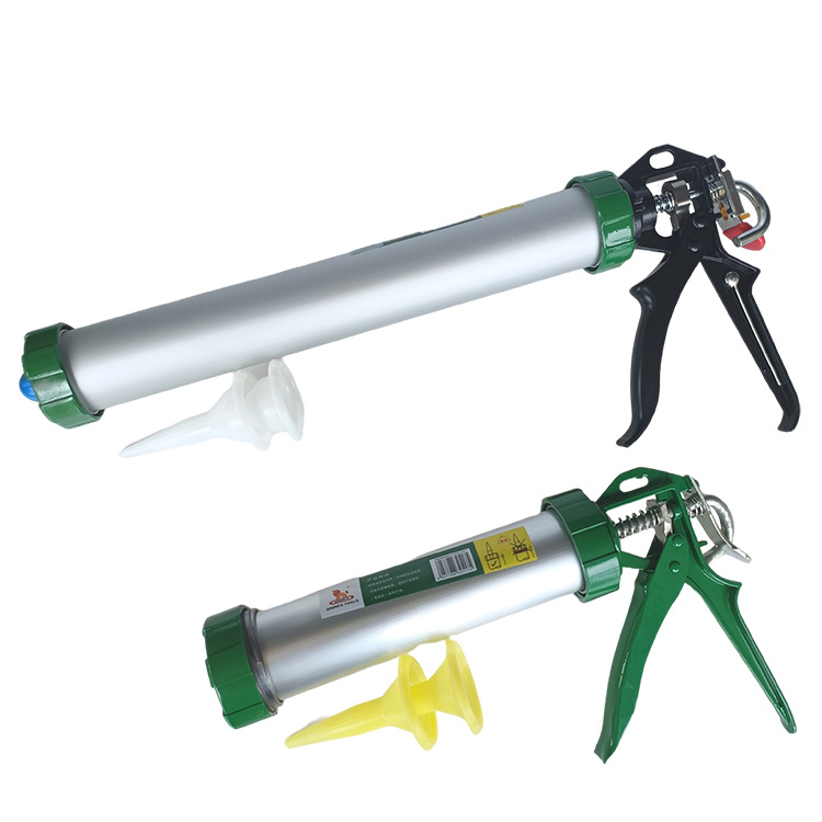 威力狮230MM 400MM短型加长型软装玻璃压胶枪 硅胶枪 堵缝枪W2517