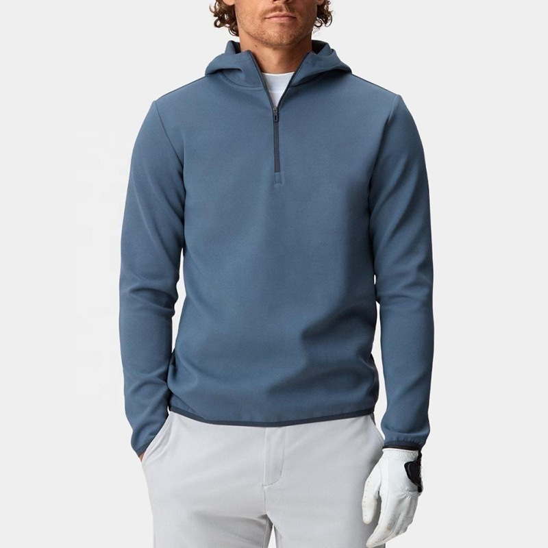 Autumn new golf clothing men's high quality quick-drying performance smooth polyester lightweight golf hoodie Autumn new golf clothing men's high quality quick-drying performance smooth polyester lightweight golf hoodie