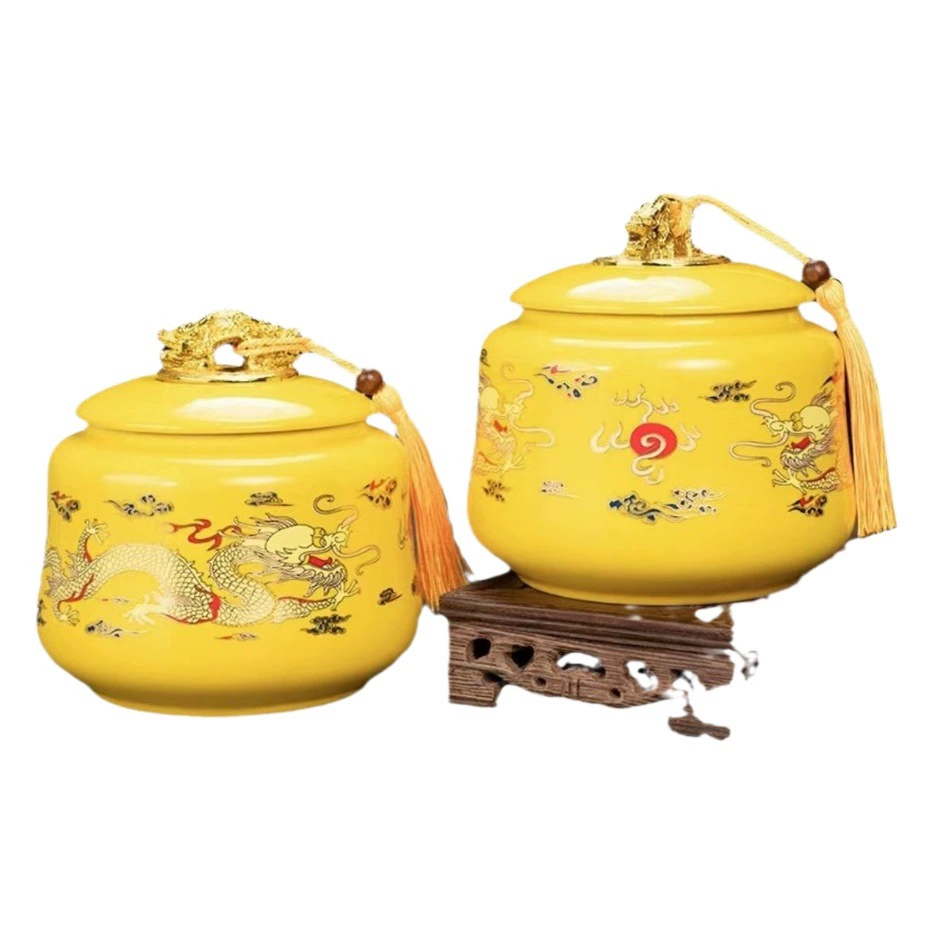 Прямые керамические чайные банки с фабрики, креативные чайные конфеты, герметизирующий порошок, чайные банки, бытовые портативные герметичные влагостойкие банки