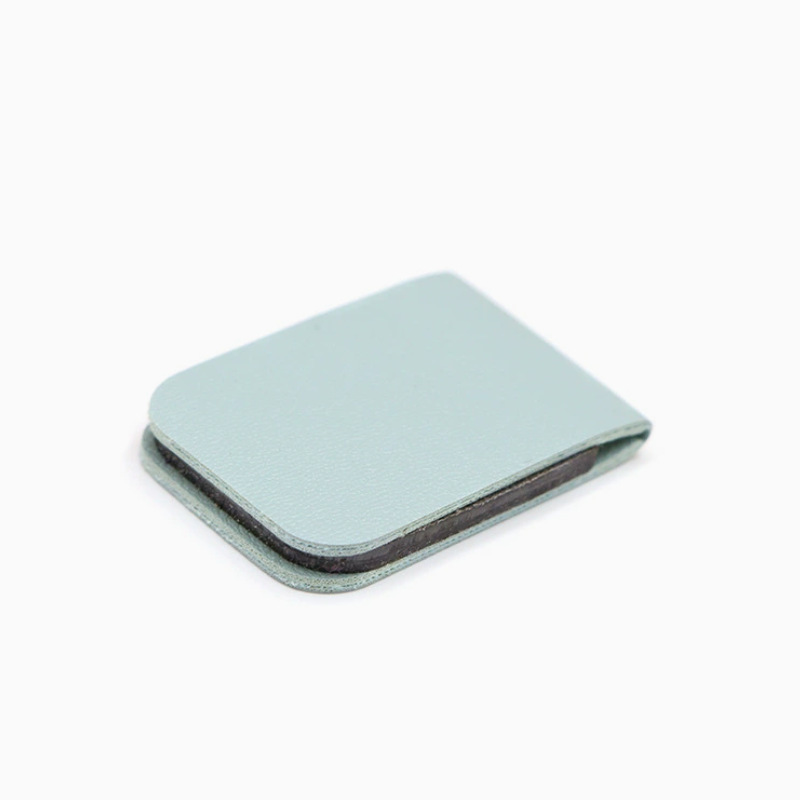 現品品8 * 3cm角型革マグネットしおりDIY本読書追跡本挟み強磁力マグネット財布|undefined
