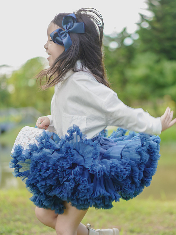 Amazon new children's tutu skirt summer European and American puffy skirt baby birthday gift foreign trade children's clothing women's skirt