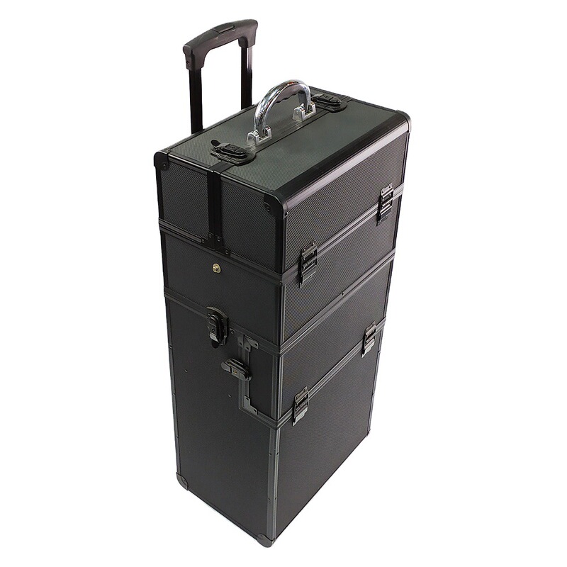 Professional Makeup Trolley Case with Expandable Storage for Beauty and Nail Art, Artist Beauty and Hairdressing Box Professional Makeup Trolley Case with Expandable Storage for Beauty and Nail Art, Artist Beauty and Hairdressing Box