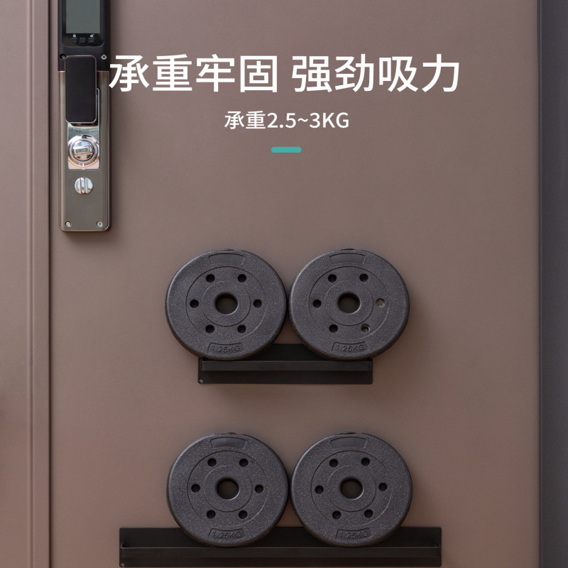磁吸鞋架挂门多功能收纳架入户门后拖鞋架壁挂上墙门吸磁铁置物架|undefined