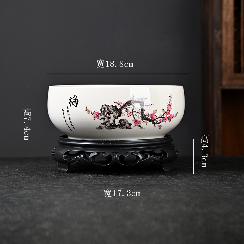 Cuenco de nenúfares, flores de cobre, macetas especiales con paletas, utensilios hidropónicos de cerámica, macetas grandes para el hogar, liquidación al por mayor