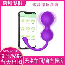 跨境包胶跳蛋多频震动私密处训练APP远程遥控女用情趣成人按摩仪