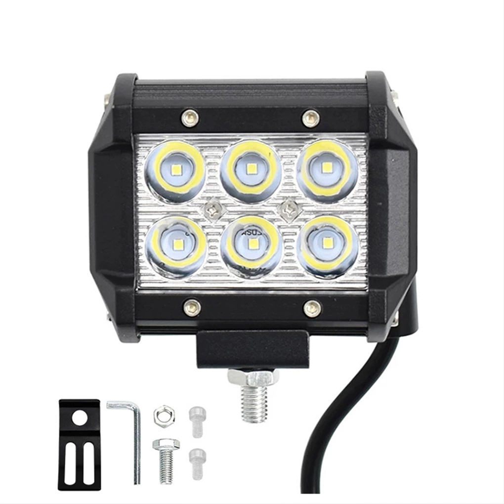 LED рабочие двойной ряд огни, модифицированный SUV, 4 дюйма, 18Вт