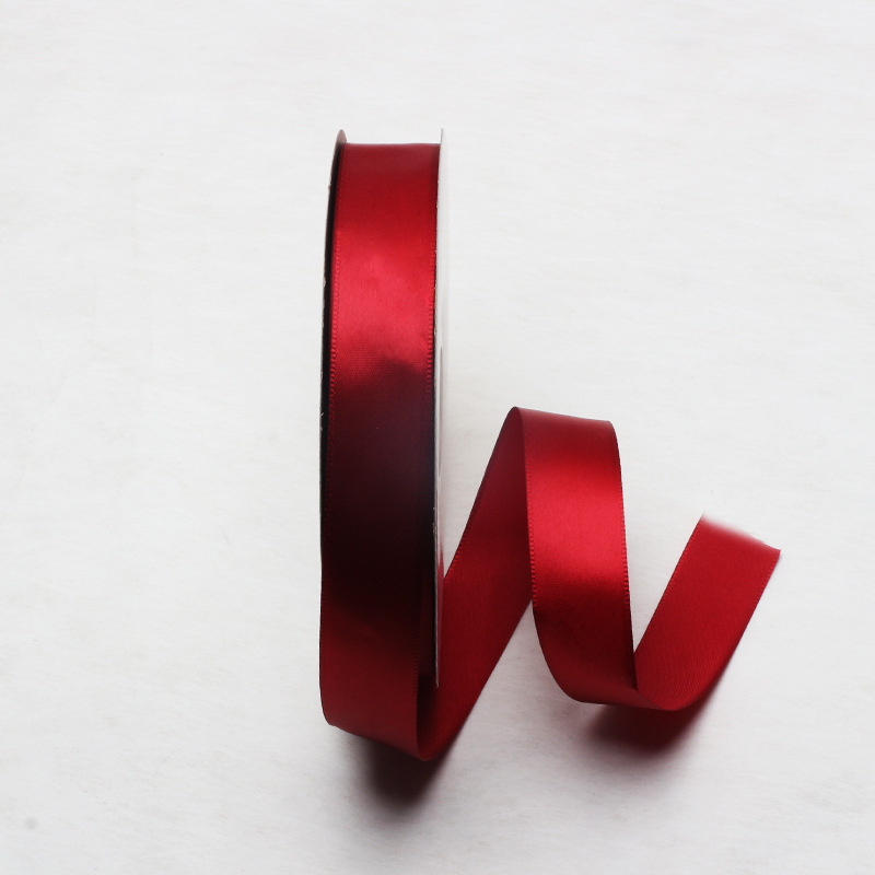 Huaxi cinta de poliéster de color sólido material de embalaje ramo de flores cinta de color sólido pastel cinta caja de regalo corbata