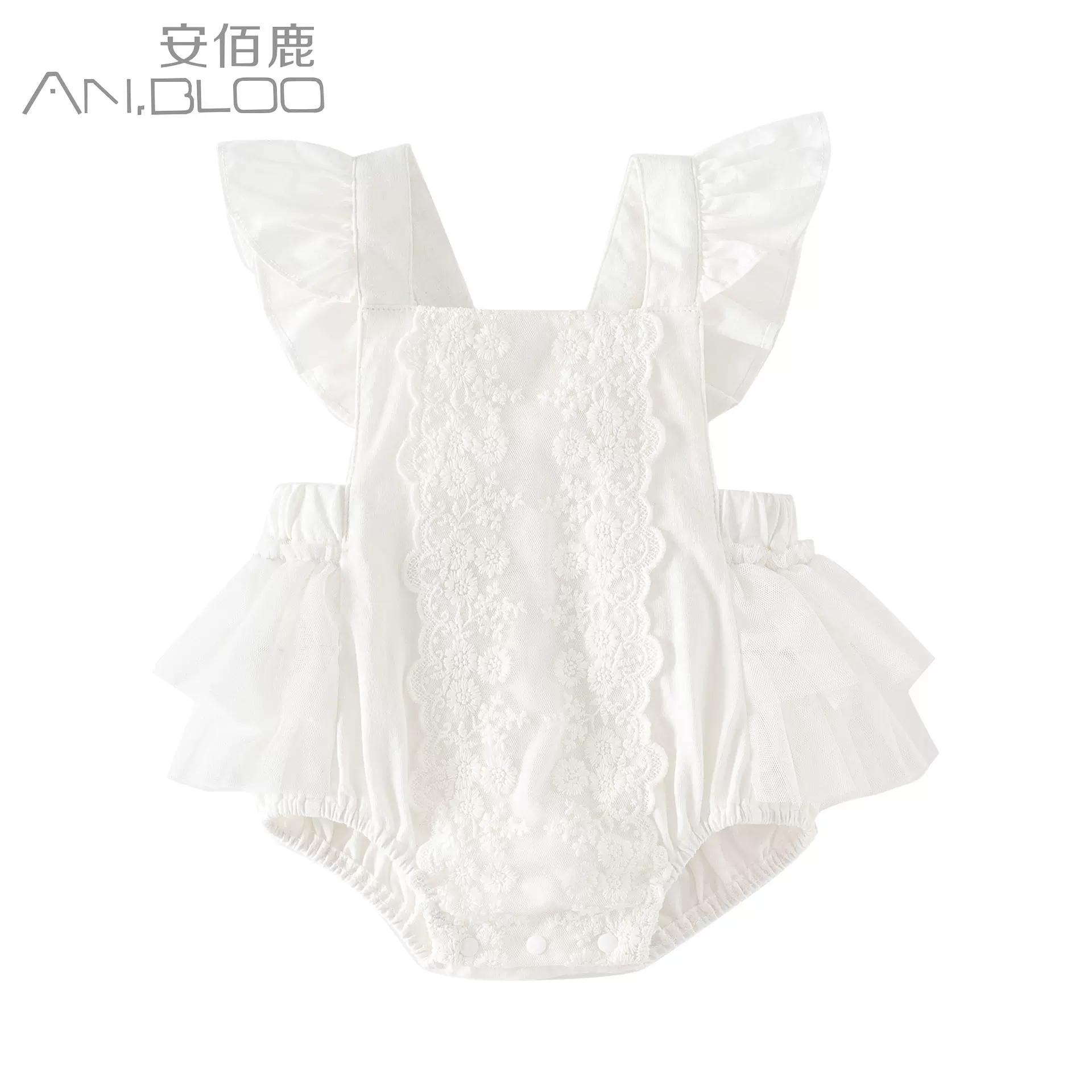 超洋气婴儿夏装新生儿衣服女宝宝连体衣满月百天夏季薄款包屁哈衣