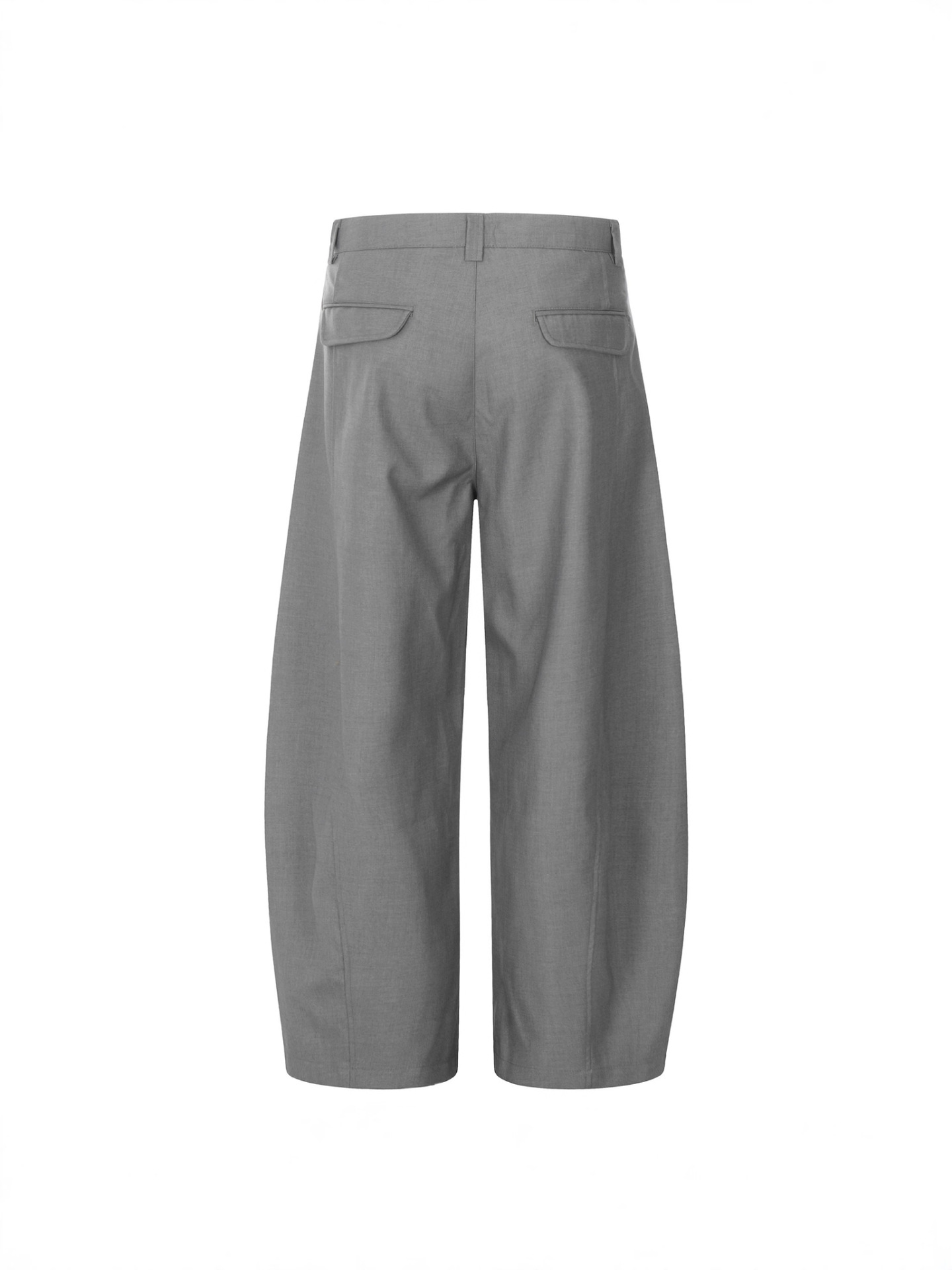 Pantalones de traje de color sólido retro americano transfronterizo europeo y americano Harajuku plisado perfil drapeado pantalones anchos pantalones casuales sueltos de moda