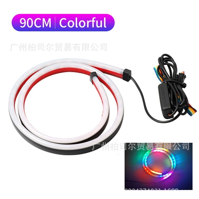 Brake light Brake Light Warning Light Strip with - multifunctionalcolorful-90cm-set