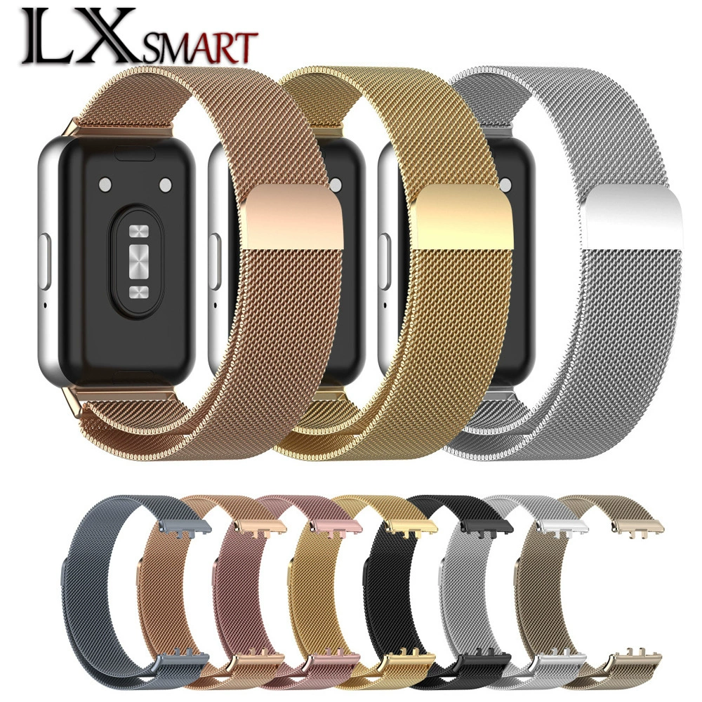 Для Samsung Galaxy Fit3 Милан Ницца ремешок SM-R390 с магнитным обратным кольцом металлический ремешок