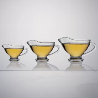精美高透玻璃奶盅汁船西餐厅果酱斗咖啡奶罐蜂蜜盅调味船厂家直发