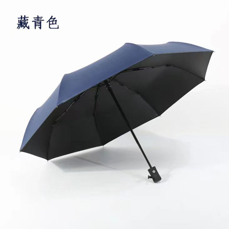 Sombrilla de vinilo triple, doble uso para sol y lluvia, sombrilla plegable, sombrilla con impresión de logotipo, sombrilla publicitaria, protección UV.