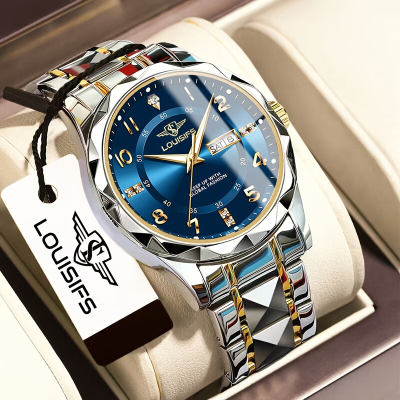New Swiss brand men's watch luxury waterproof luminous quartz watch live foreign trade explosions a generation of hair