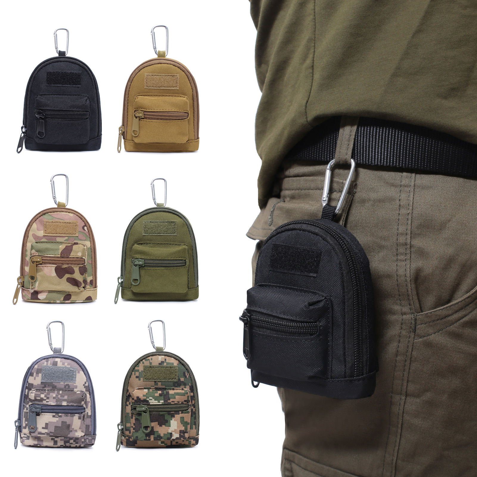 Beitu Outdoor Products Mini Backpack Multi-Purpose Waist Hanging Key Bag Coin Miscellaneous Storage Bag Decorative Hanging Bag