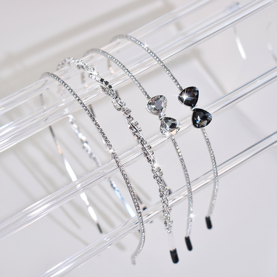 100g Weight Hair Band Hair Accessories Type 1 Piece Quantity Date, Tea Party Occasion Artificial Crystal Material Butterfly, Bow Knot Pattern All Seasons Season Women's Gender Princess, Shiny Style Princess Shiny Women's Butterfly Bow Knot Artificial Crystal Hair Band 5