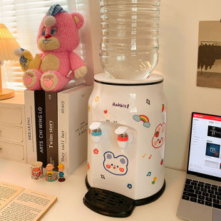 Desktop Water Dispenser Small Mini Desktop Hot and Cold Dual-Use Rental House Student Dormitory Home Office Water Dispenser
