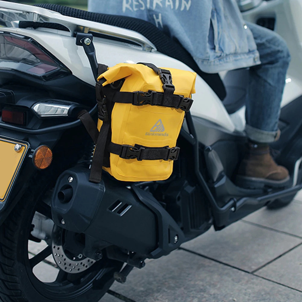 Motorcycle Waterproof Bars Bag Motorcycle Modified Bars Side Bag Quick-release Waterproof Bag Multi-function Large Capacity Car Bag