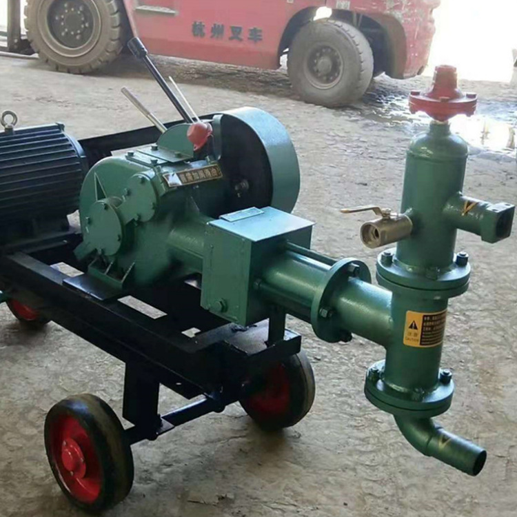 新款灰砂浆注浆机BW60-8卧式单缸7.5kw灰浆砂浆注浆机现货