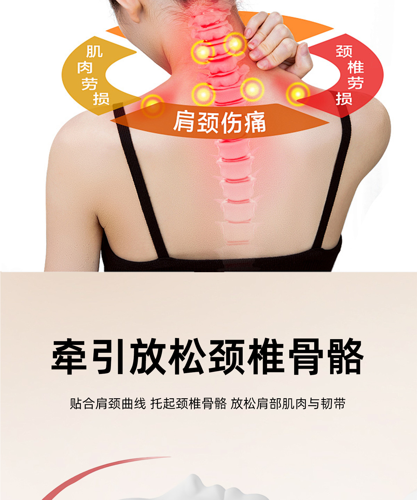 艾草颈椎枕糖果型颈椎枕头单人可拆卸枕头枕芯成人护颈枕头圆柱枕