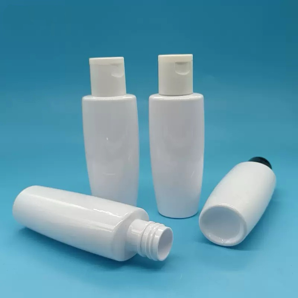 批发 110ML煤焦油洗发剂瓶 翻盖椭圆形挤压瓶 洗发露洗发水分装瓶