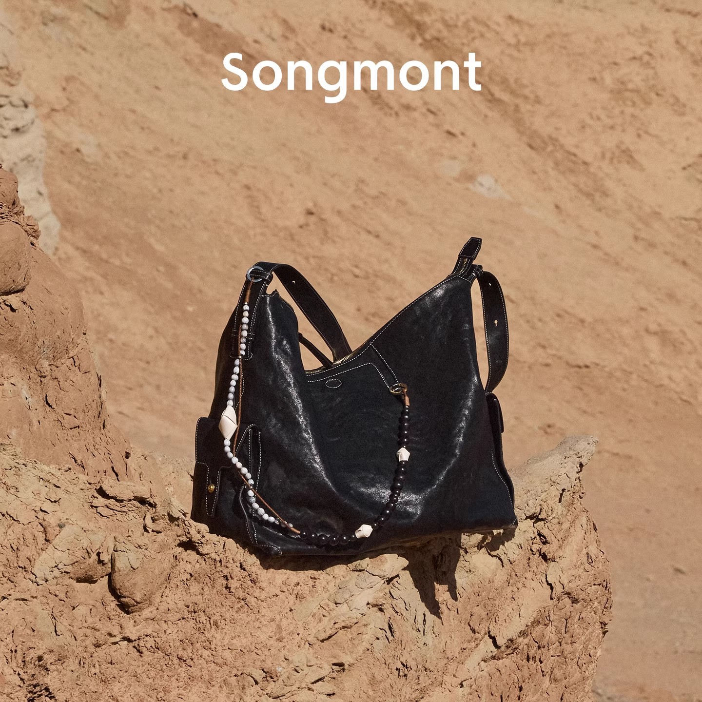 【ジャン・チーミンと同じスタイル】Songmont 山下裕松 トラベルホーボー 大容量 クロスボディバッグ 軽量