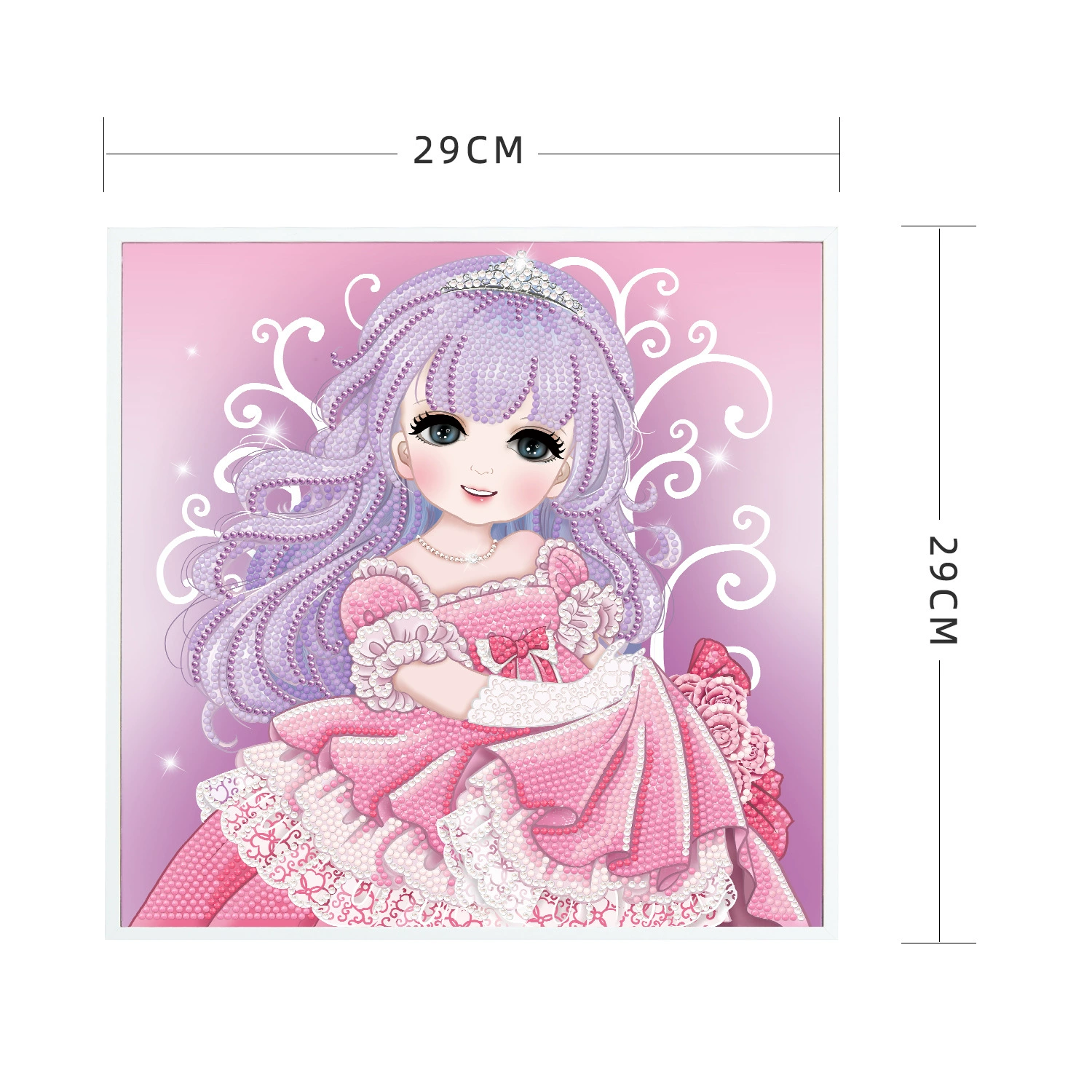 Погруженная драконья алмазная живопись 30 × 30 Bring Fragment Children Handmade DIY Drill Paste Painting Gift Girl Girlfriends Large