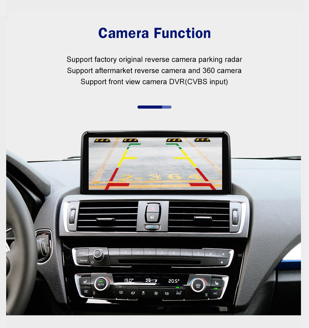 10.25" Car Navigation Screen with Wireless Carplay Suitable for 1/2/3/4 Series Nbt Player Linux System
