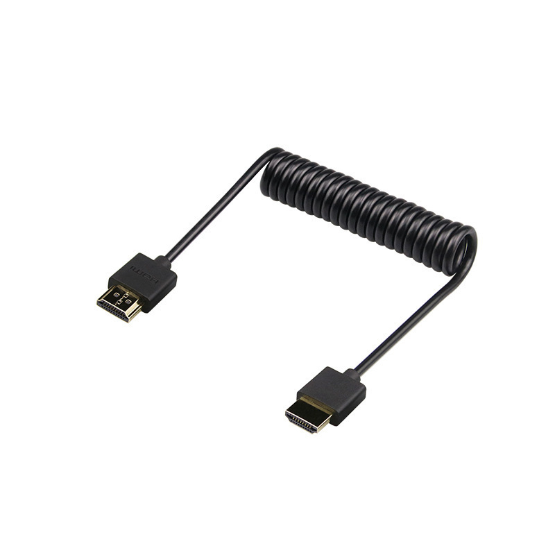 4K 60P HDMIスプリングケーブル2.0カメラアトムモニター高精細線miniマイクロA D C|undefined