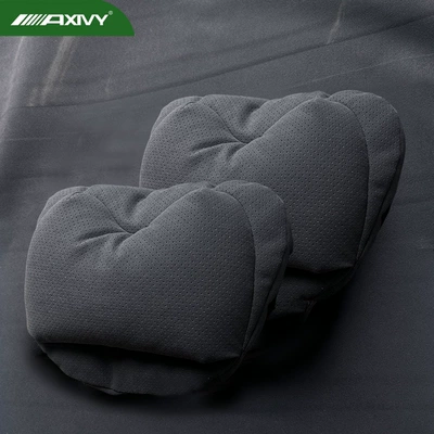 Waist support — and Lumbar Support, Premium Quality - 2-double-layer-decompression-pillows-carbon-black-breathable-holes