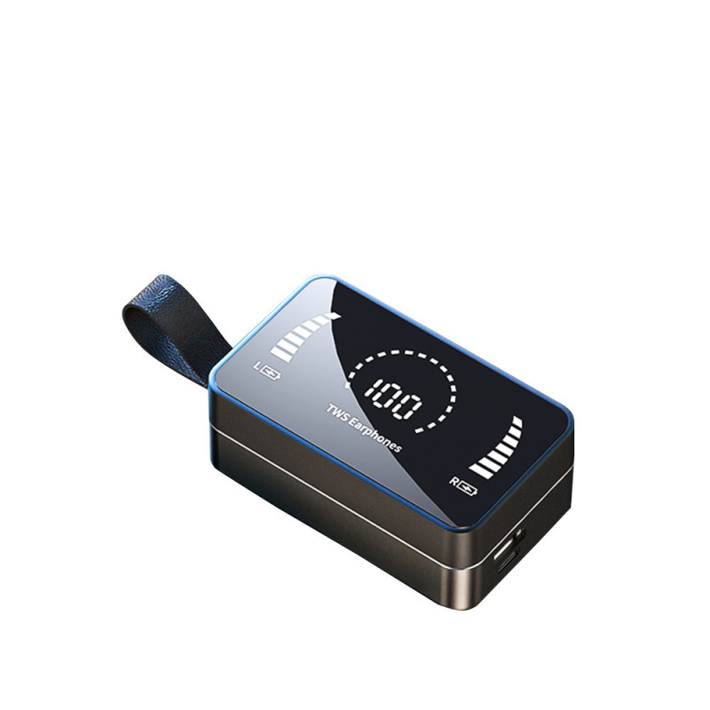 H3/H3S Bluetooth ヘッドセット TWS5.1 ステレオ低音ミラー デジタル ディスプレイ スポーツ ワイヤレス インイヤー パワーバンク|undefined