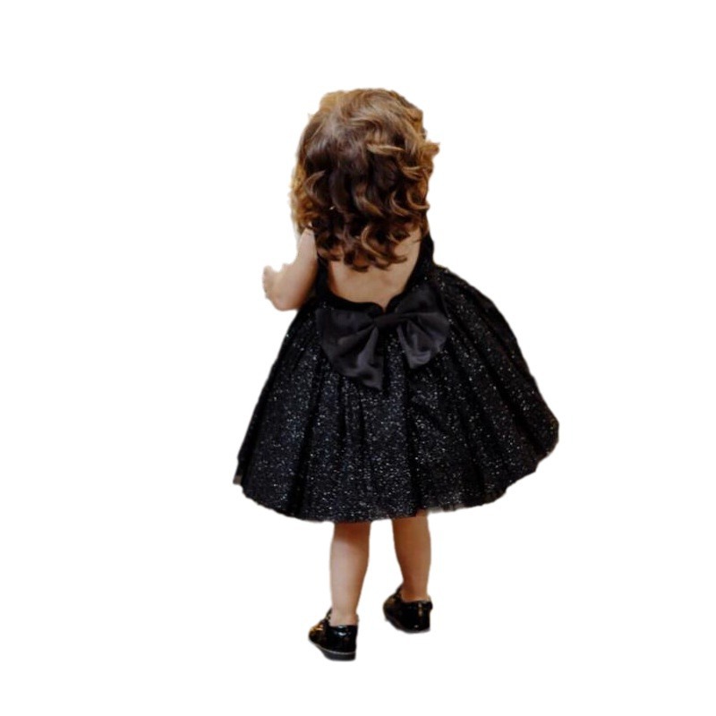 Sommerliche Sternenhimmel-Kleider für Mädchen von 0-3 Jahren – Kinderbekleidung direkt vom Großhändler – Modisches Babykleid für Mädchen_voghion.com