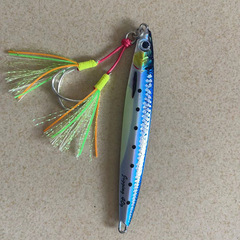 Wholesale of iron plate fishing gear, 3D printed fish scales, luminous belly, iron plate, lead fish, cod, bass, sea fishing iron plate bait