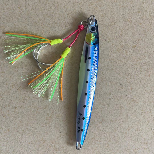 Wholesale of iron plate fishing gear, 3D printed fish scales, luminous belly, iron plate, lead fish, cod, bass, sea fishing iron plate bait