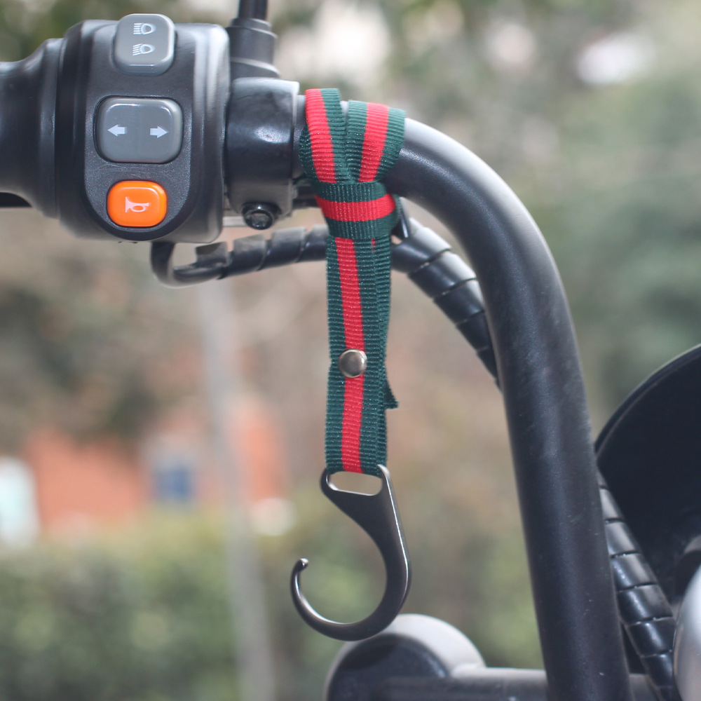 Gancho multifuncional de metal engrosado para motocicleta, triciclo eléctrico, venta al por mayor, nuevo, para compras y supermercado
