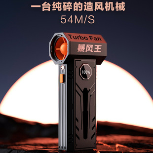 High-Power Outdoor Electric Snow Blower with Integrated Blowing and Suction, Handheld Lithium Battery Turbine Blower from the Source Factory