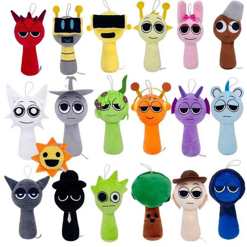 In-Stock Rhythm Box Plush Toy Sprunkiplush Game Merchandise Hot-Selling Cross-Border Supply