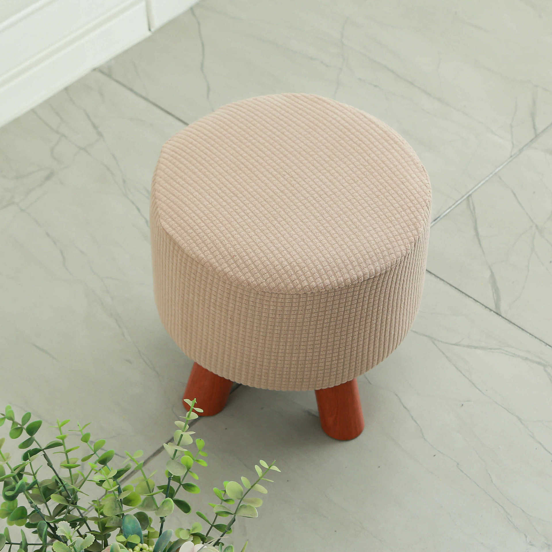 Elástico Universal taburete redondo cubierta de la silla todo incluido cubierta de protección contra el polvo moderno simple bar silla giratoria taburete cubierta del cojín